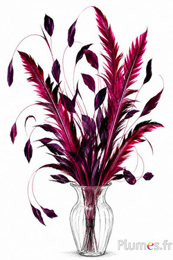 Gallo Body Split - 23-28 cm - nero-fucsia